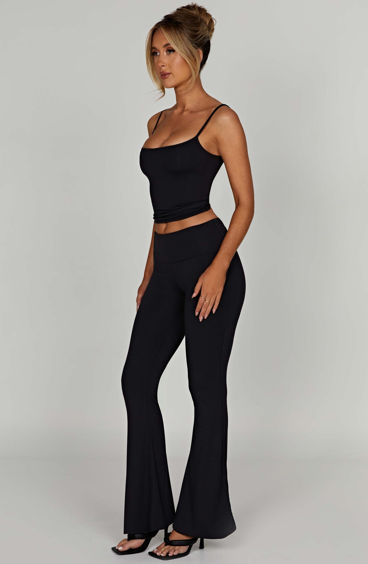 Top Marie Nero Moda Donna
