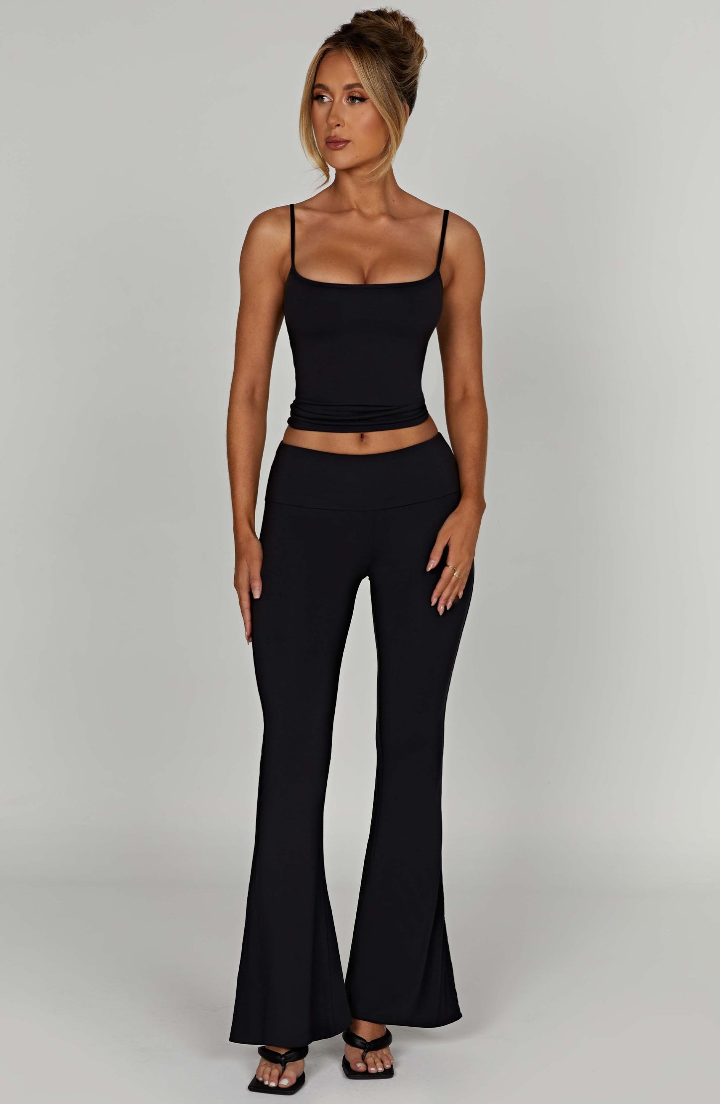 Top Marie Nero Moda Donna