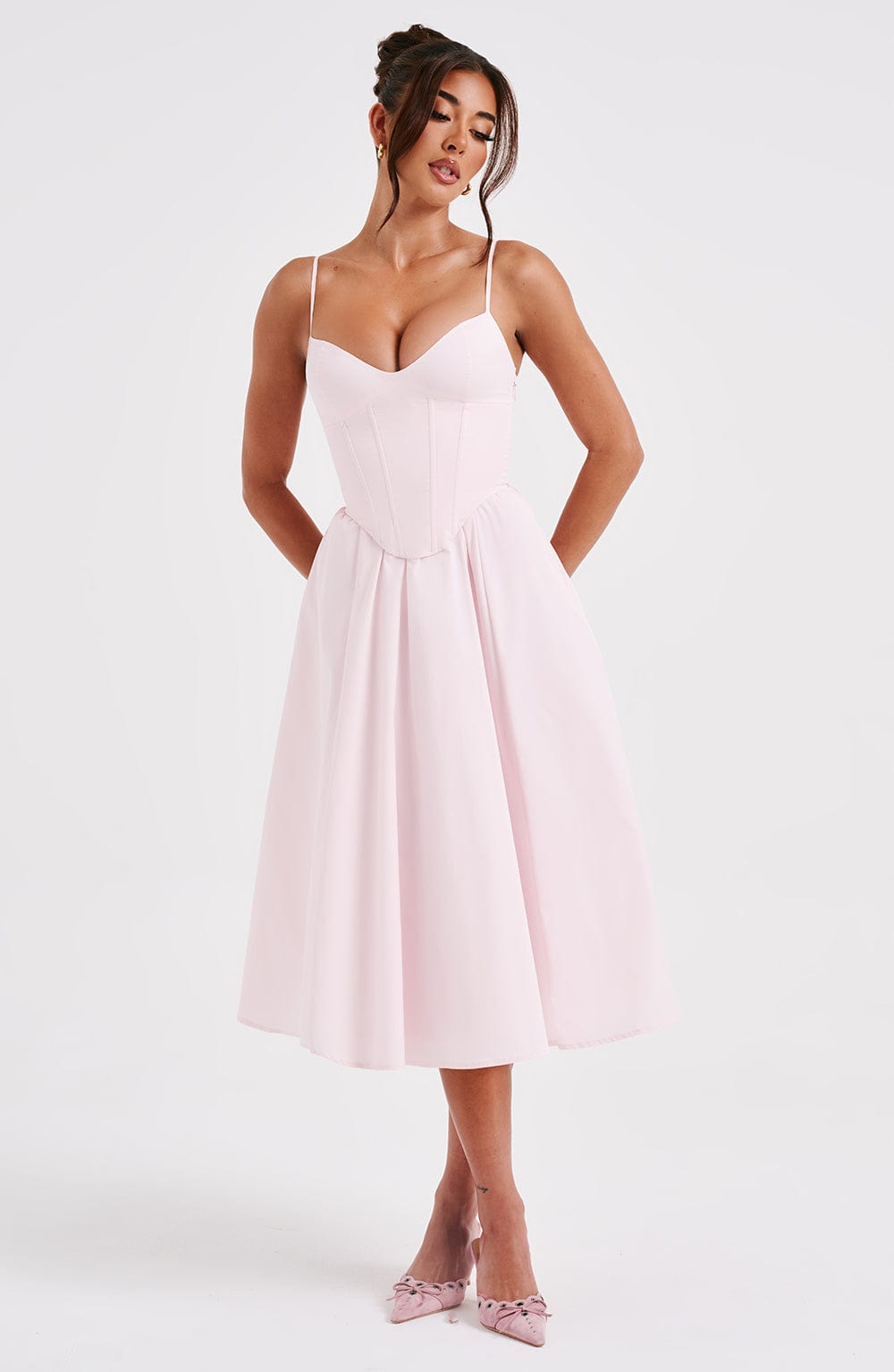 Vestito da sera rosa