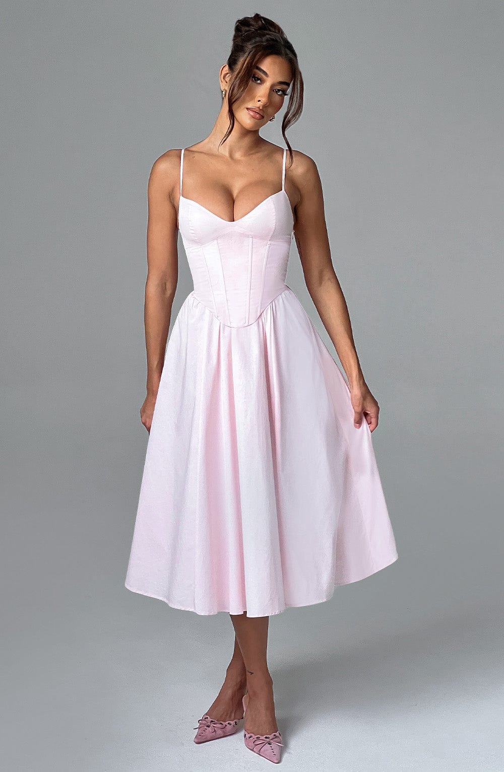 Vestito da sera rosa