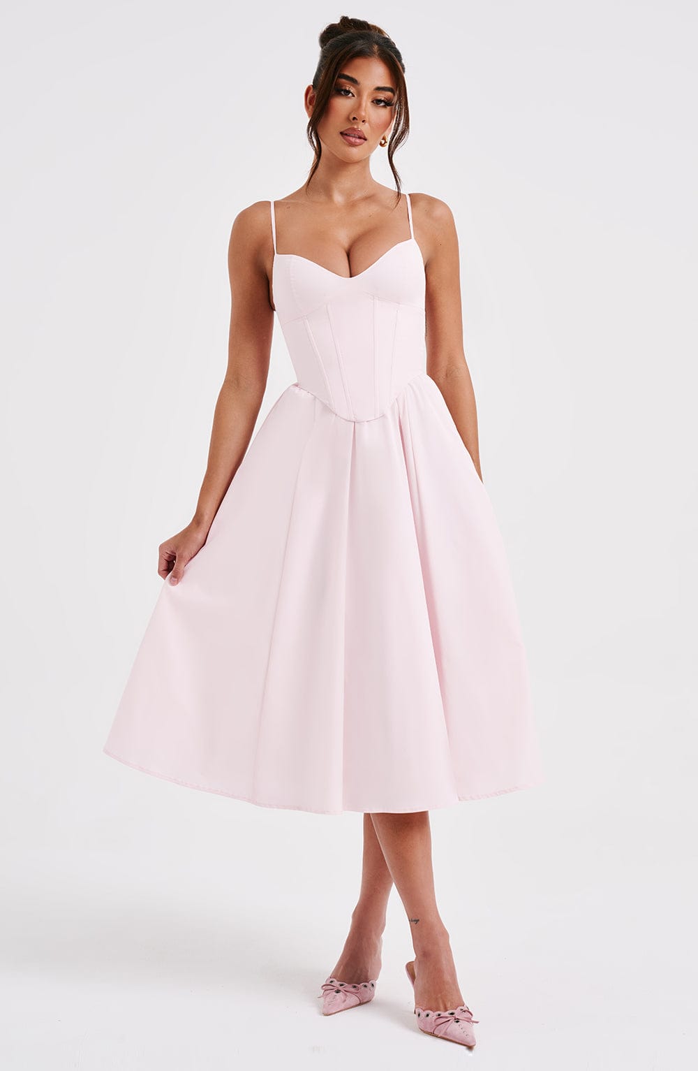 Vestito da sera rosa