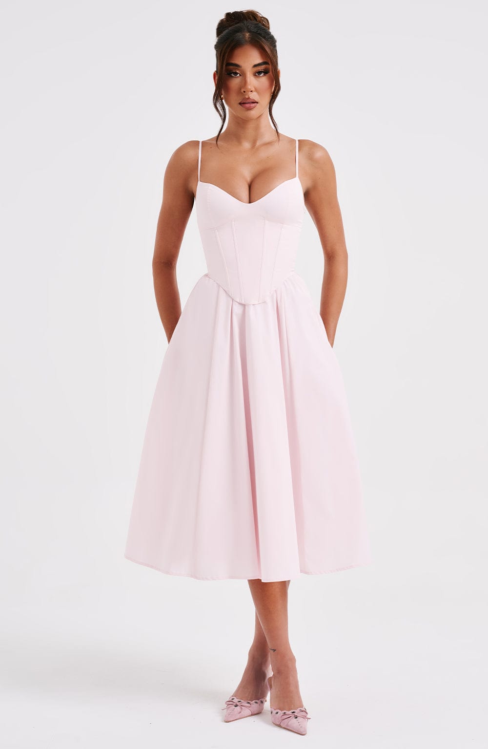 Vestito da sera rosa