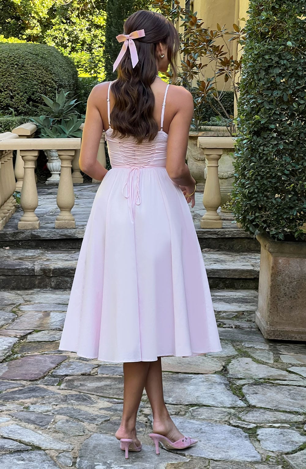 Vestito da sera rosa