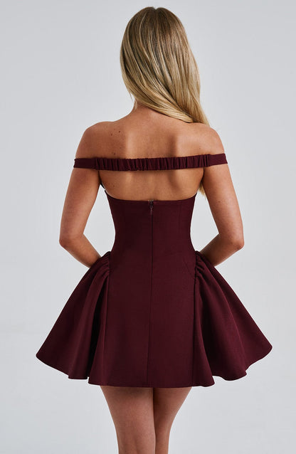 Mini Vestito Marla - Cherry Lacquer