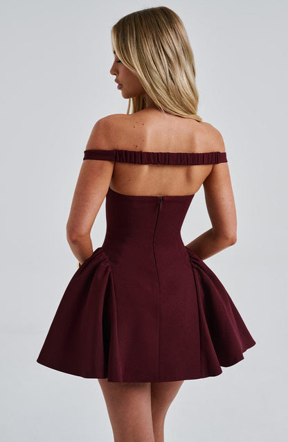 Mini Vestito Marla - Cherry Lacquer