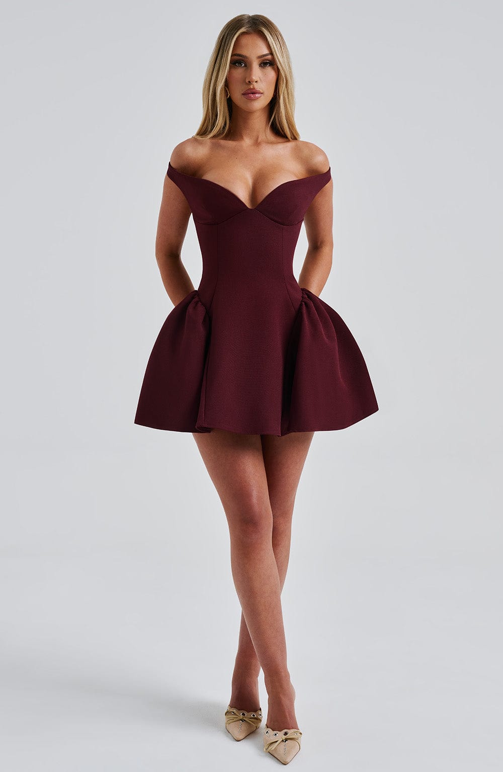 Mini Vestito Marla - Cherry Lacquer