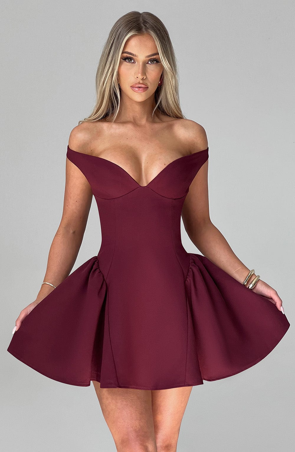 Mini Vestito Marla - Cherry Lacquer