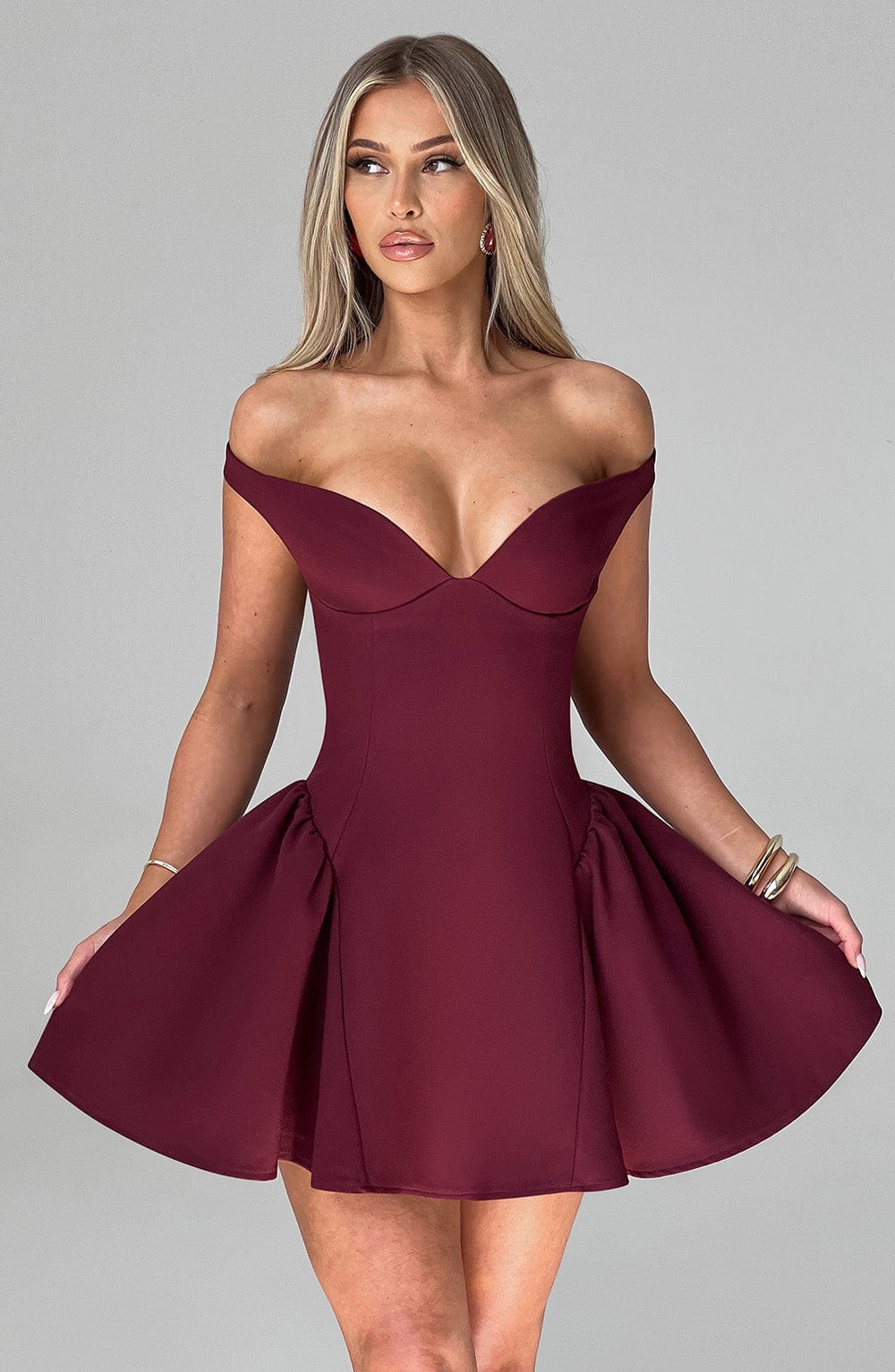 Mini Vestito Marla - Cherry Lacquer