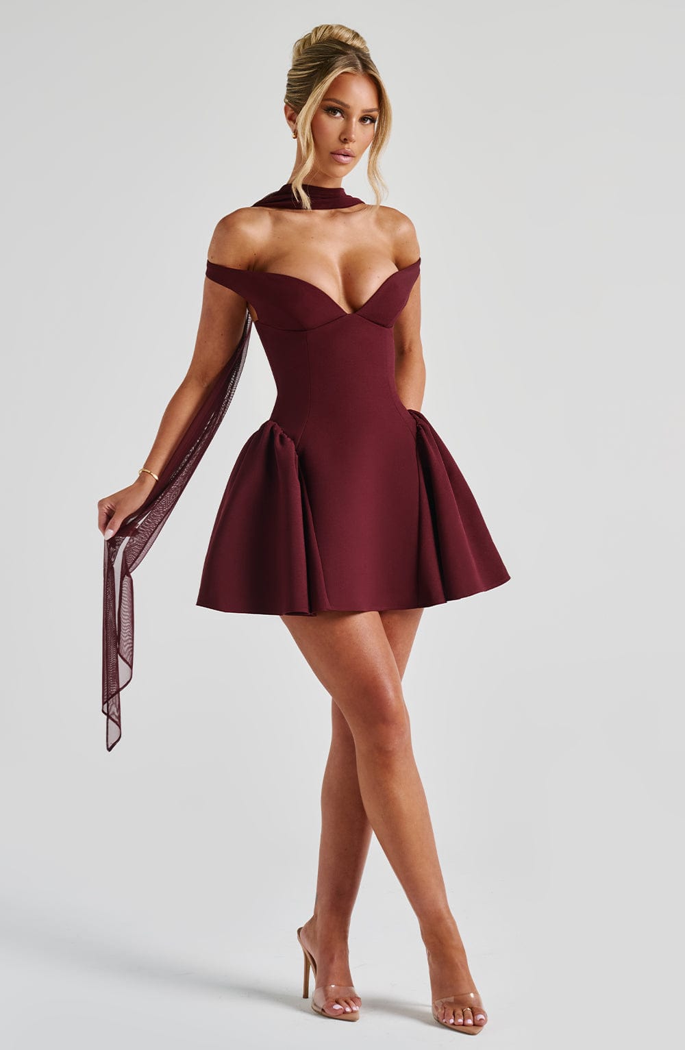 Mini Vestito Marla - Cherry Lacquer