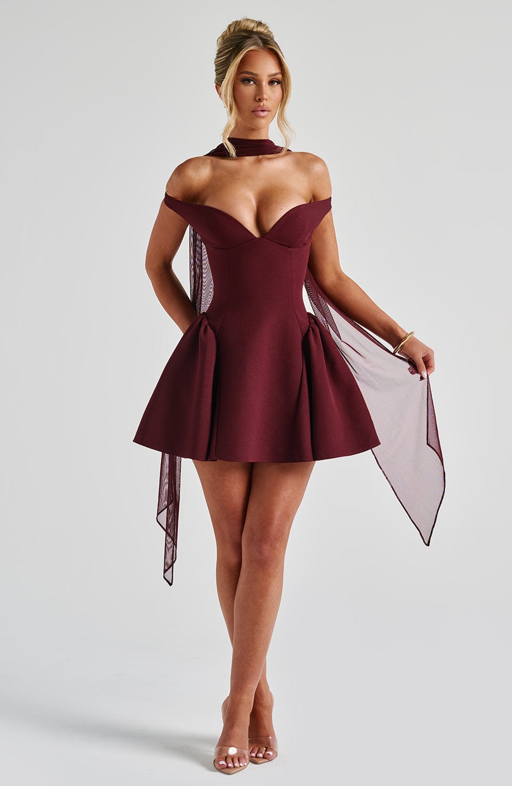 Mini Vestito Marla - Cherry Lacquer