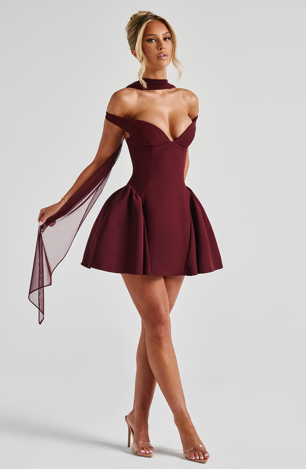 Mini Vestito Marla - Cherry Lacquer