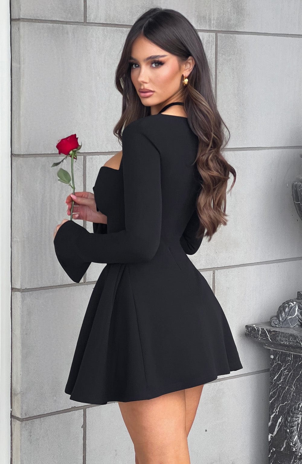 Mini Abito Donna Nero
