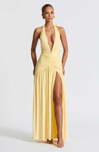 Abito Maxi Melania Limone