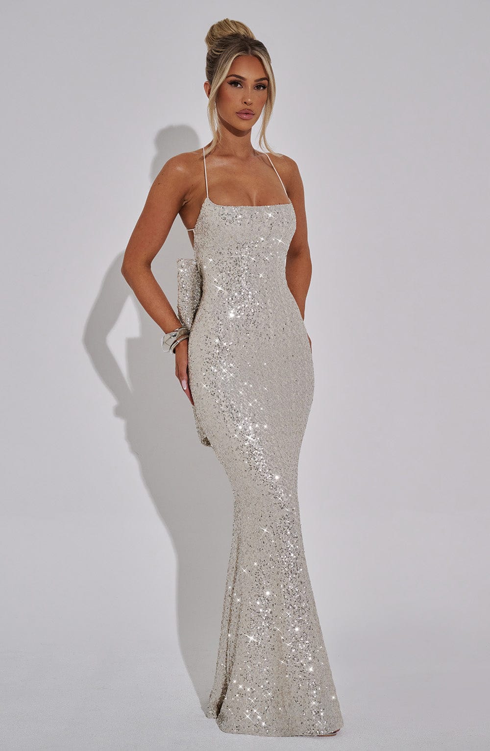 Vestito Meridith Maxi Champagne