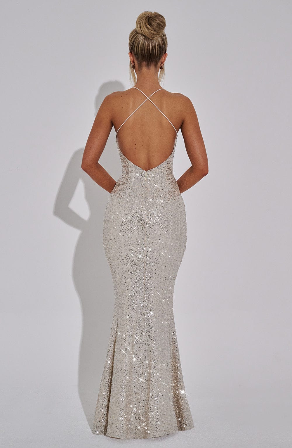 Vestito Meridith Maxi Champagne