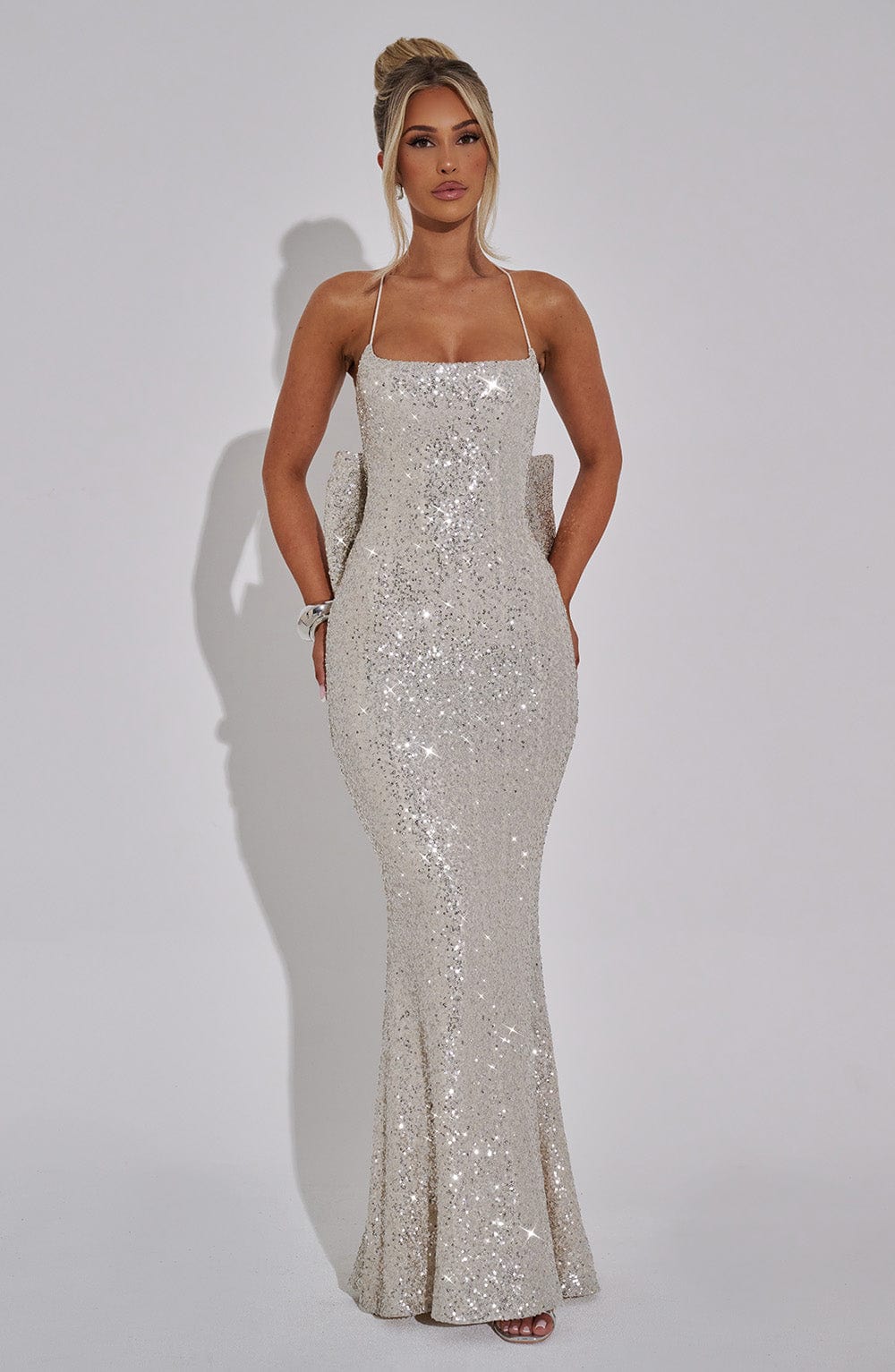 Vestito Meridith Maxi Champagne