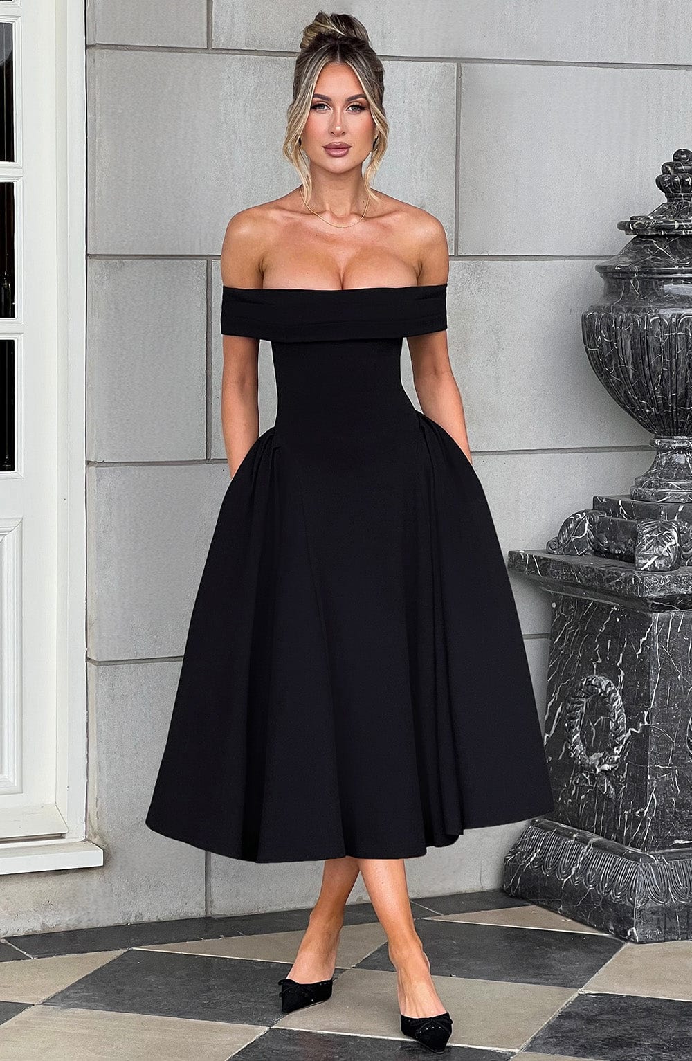Vestito Midi Miranda Nero