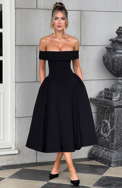 Vestito Midi Miranda Nero