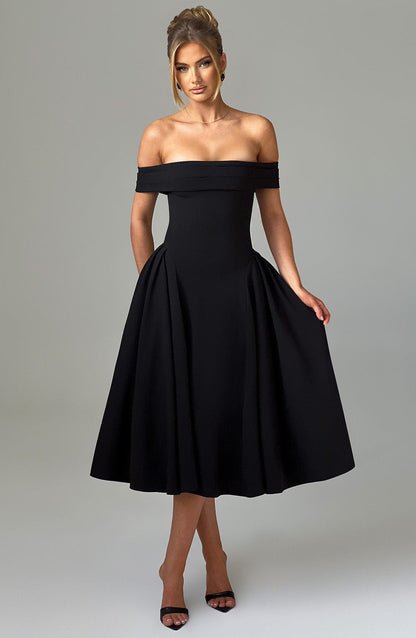 Vestito Midi Miranda Nero