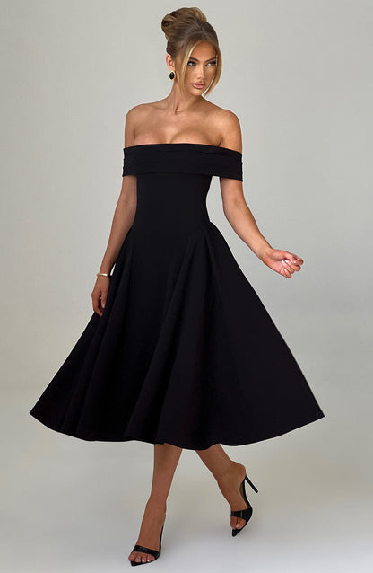Vestito Midi Miranda Nero