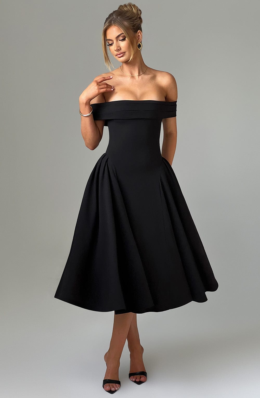 Vestito Midi Miranda Nero