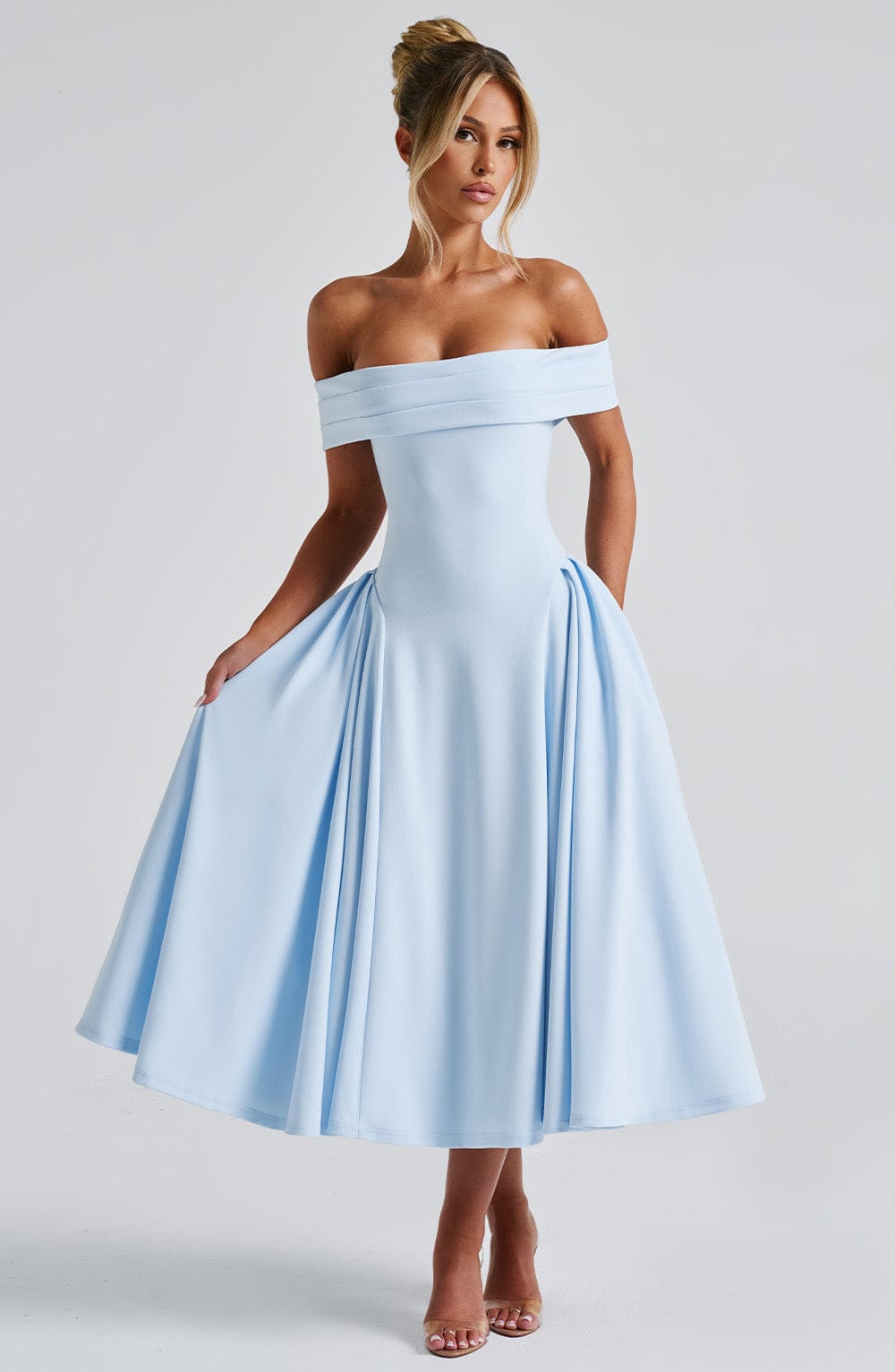 Abito Miranda Midi Blu