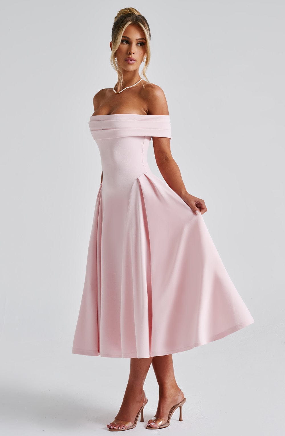 Miranda Midi Dress Blush