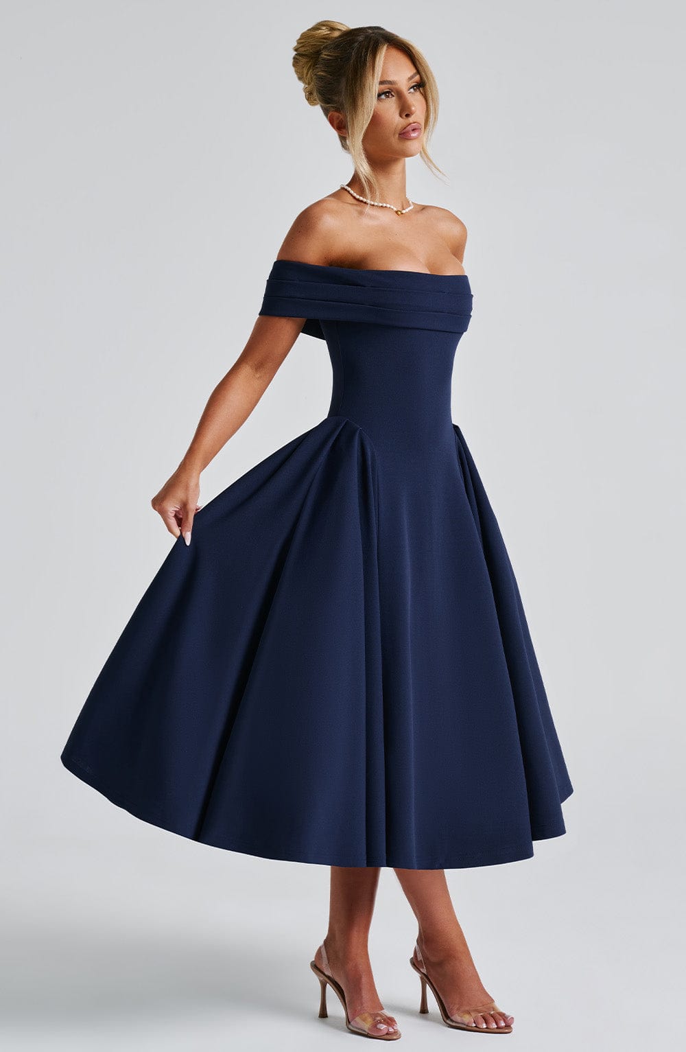 Vestito Midi Miranda Blu Marino
