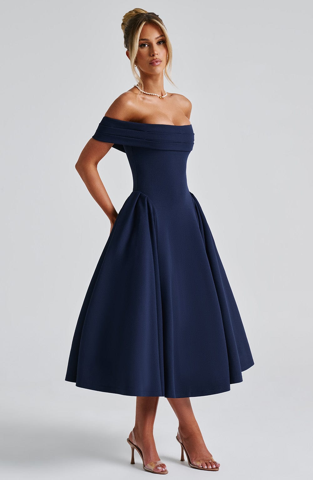 Vestito Midi Miranda Blu Marino