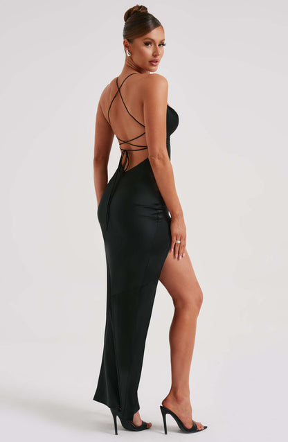 Abito Maxi Nero Donna