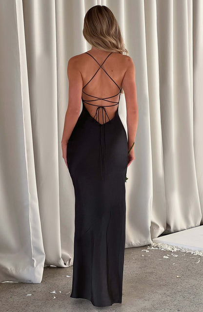 Abito Maxi Nero Donna