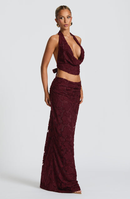 Top da donna Myra Cherry Lacquer