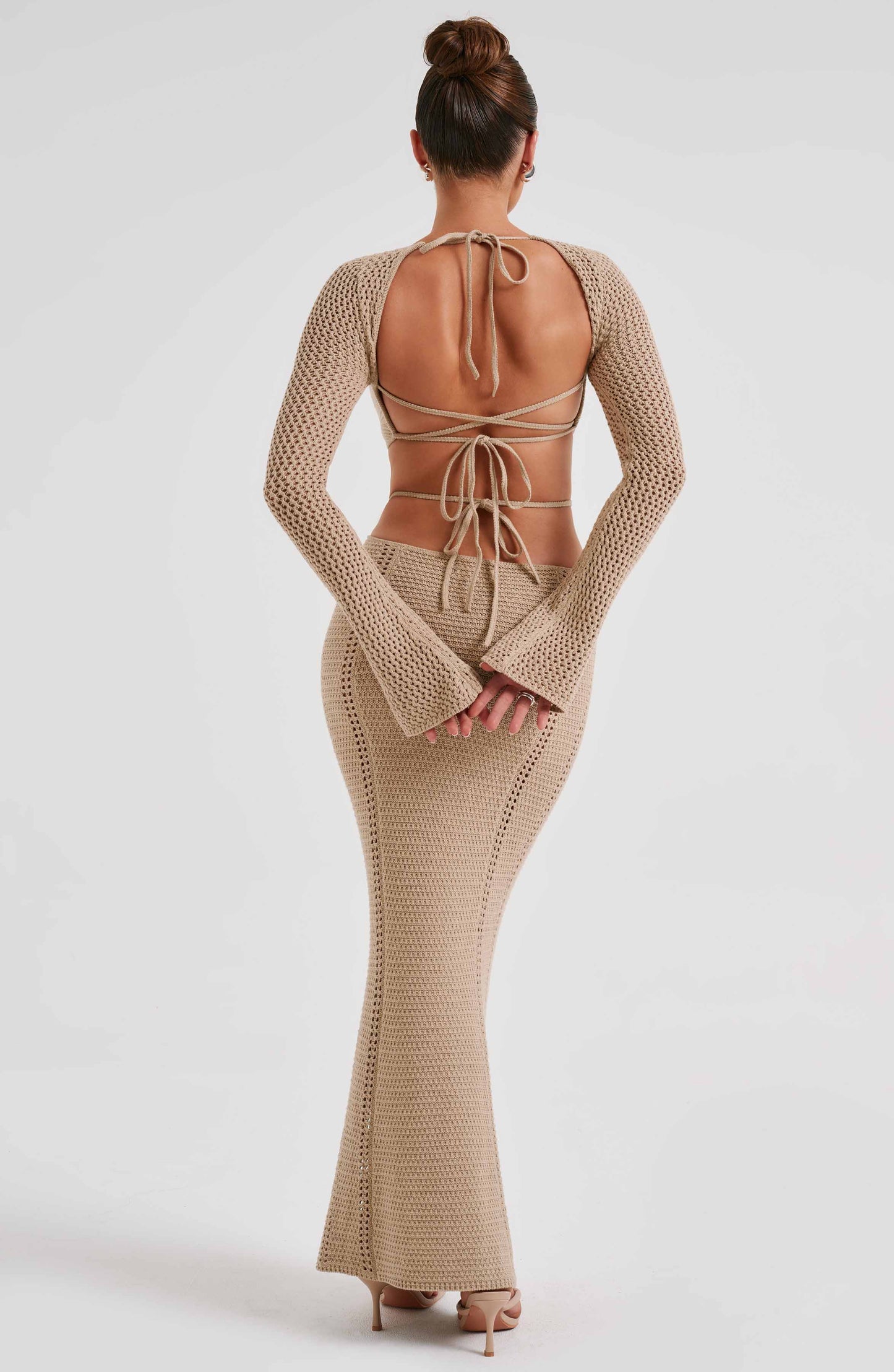 Abito Maxi Nadine Beige