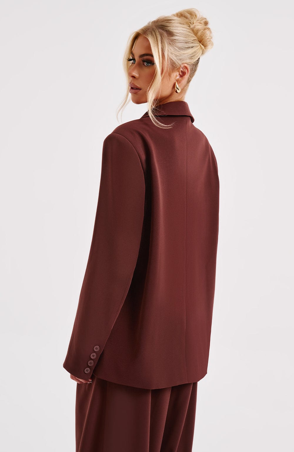 Giacca oversized marrone