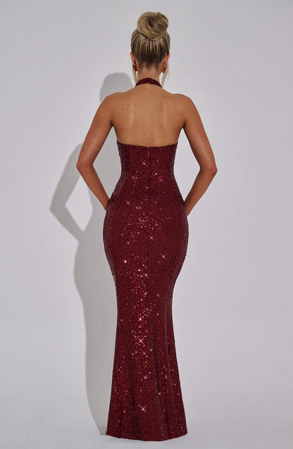 Vestito Maxi Odette - Vino
