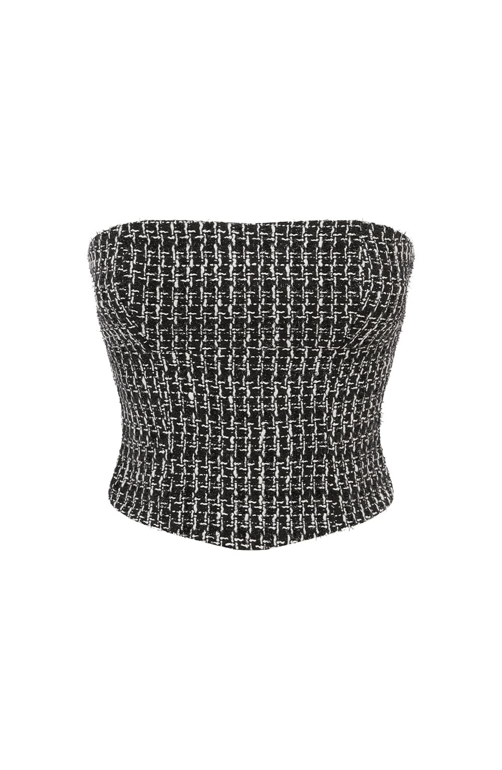 Olina Top Nero e Bianco Donna