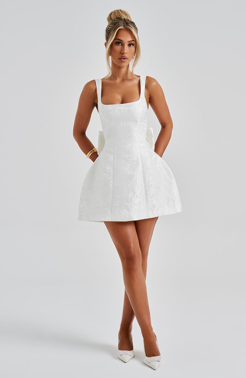 Abito da sera in jacquard