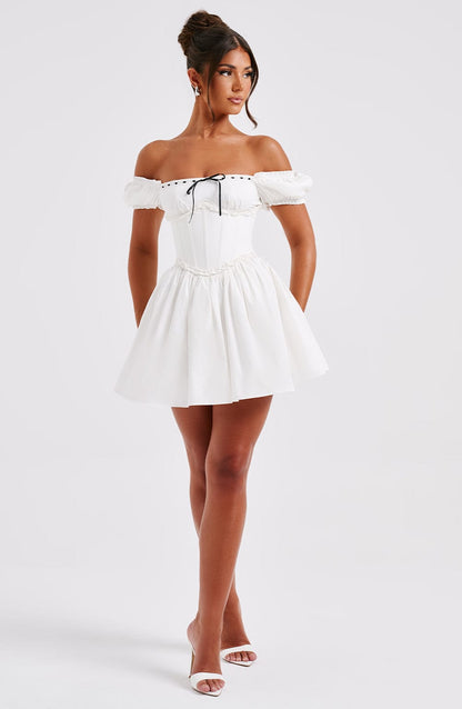 Abito Penelope Mini Nero/Bianco