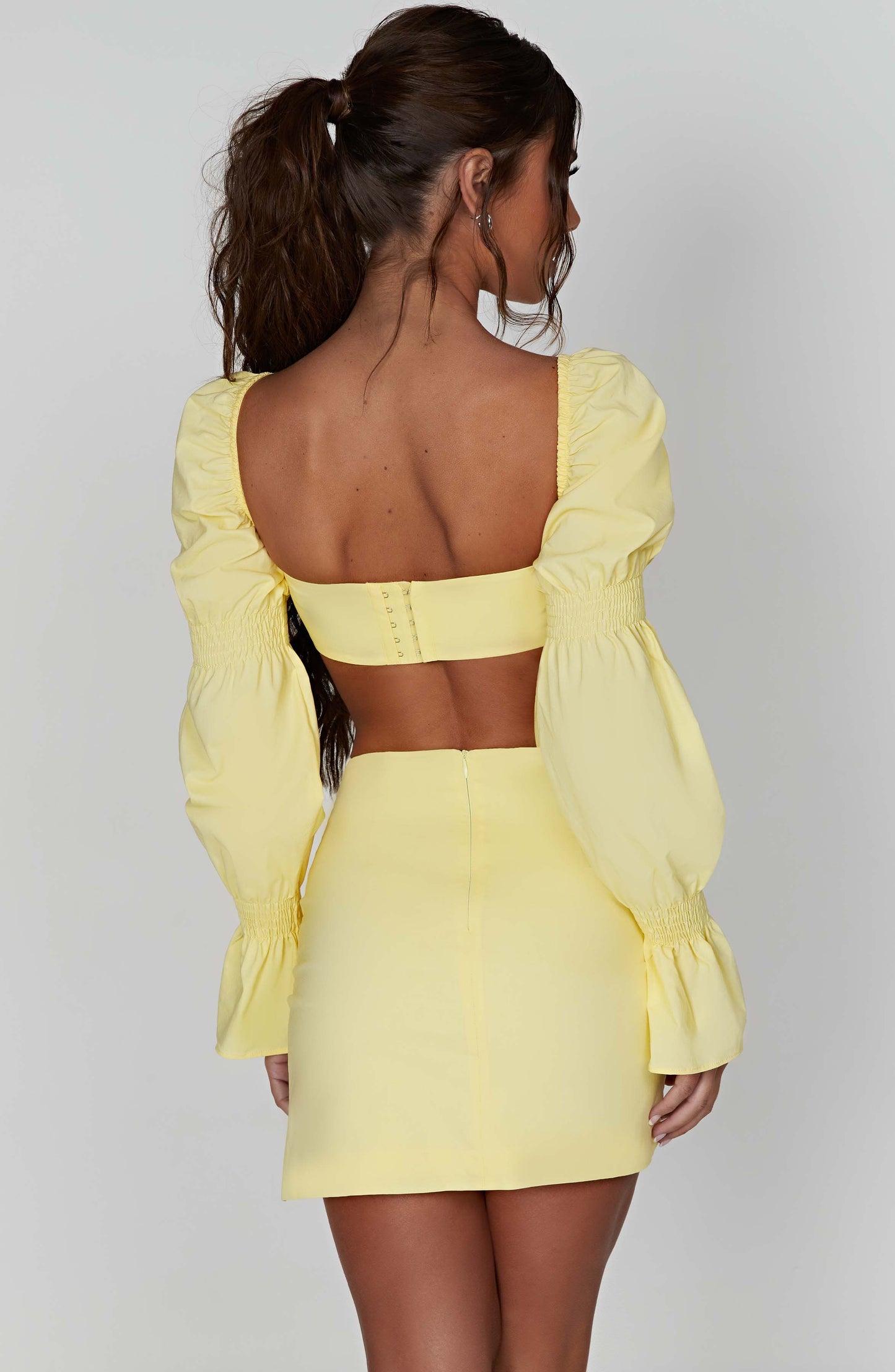 Gonna Mini Perla Limone