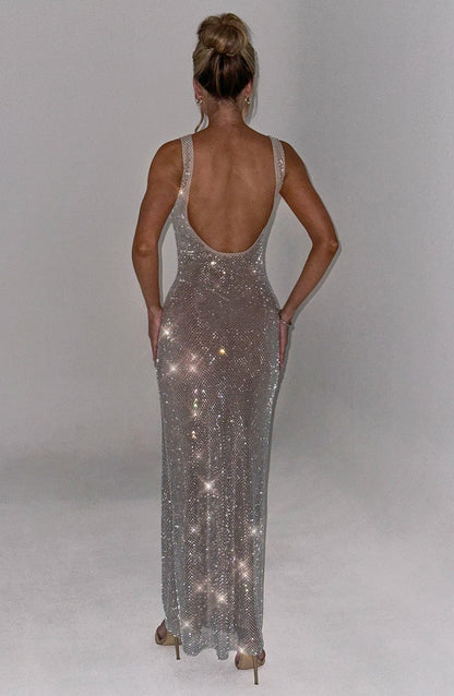 Abito Maxi Petra - Argento
