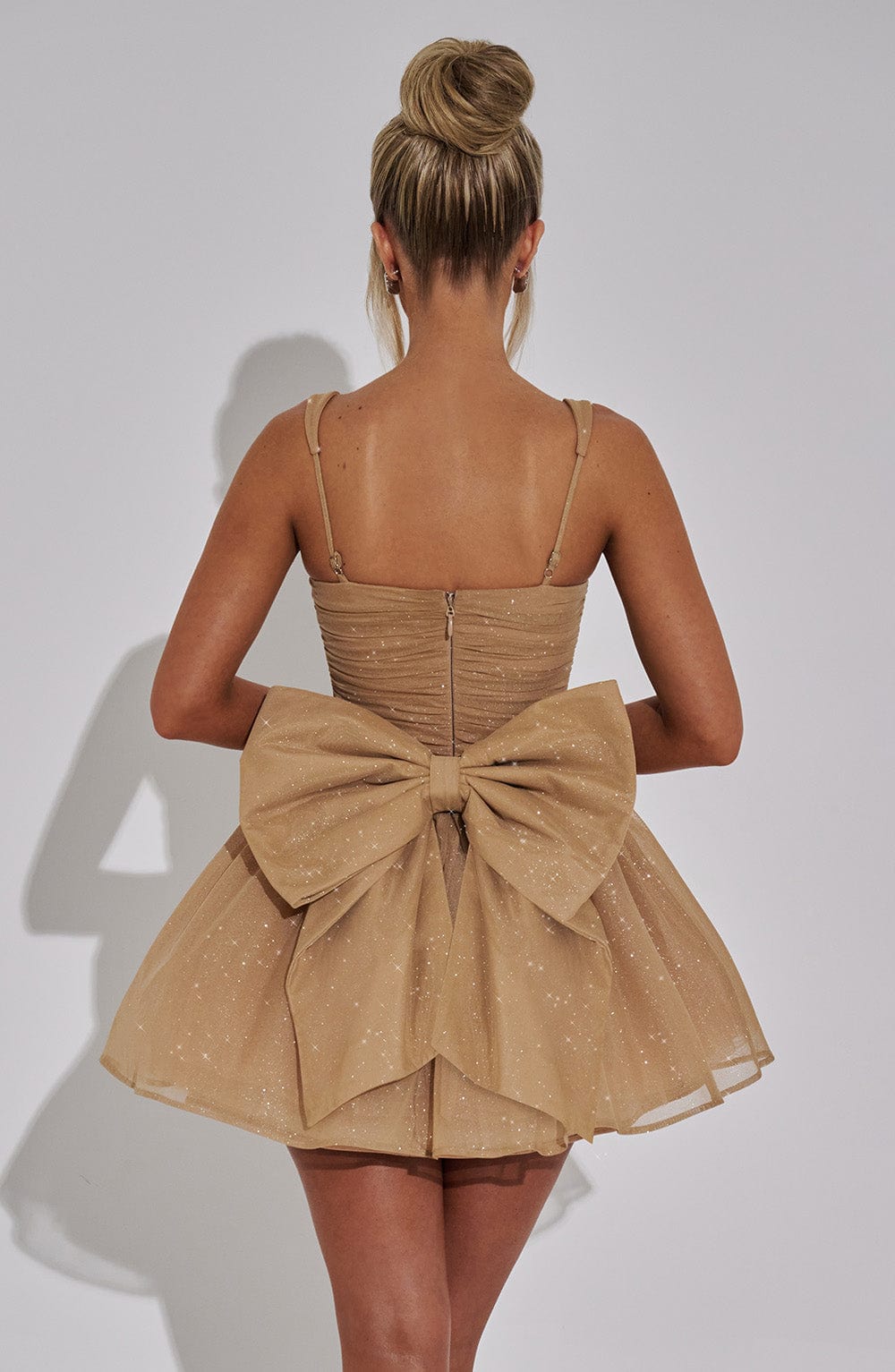 Abito Mini in Oro