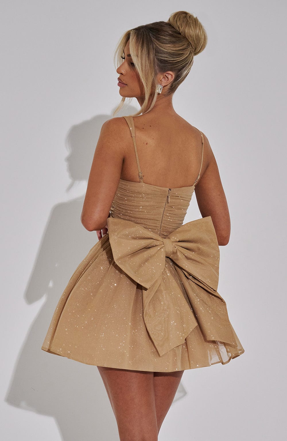 Abito Mini in Oro