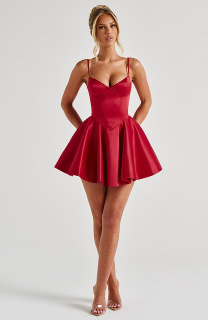 Abito Mini Poppy Rosso