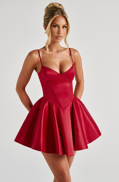 Abito Mini Poppy Rosso