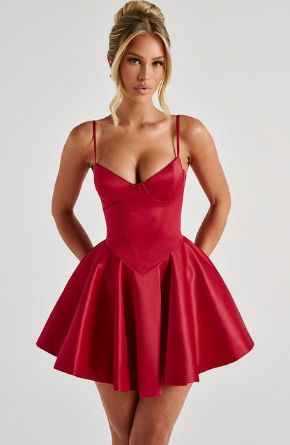 Abito Mini Poppy Rosso