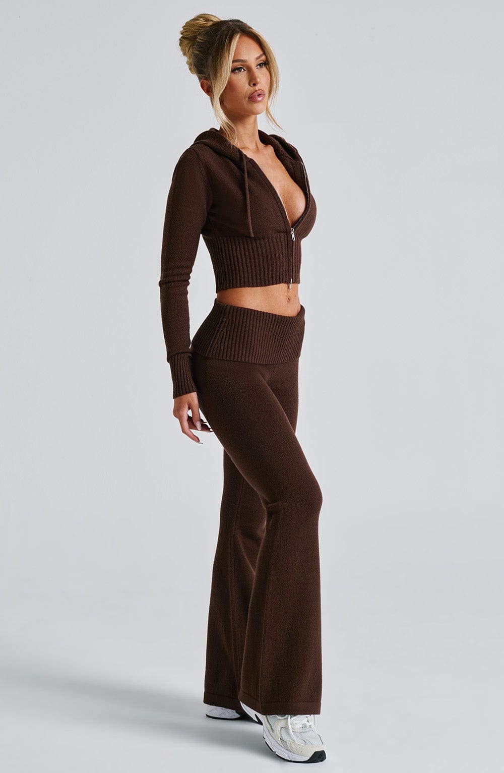 Portia Knit Hoodie Chic