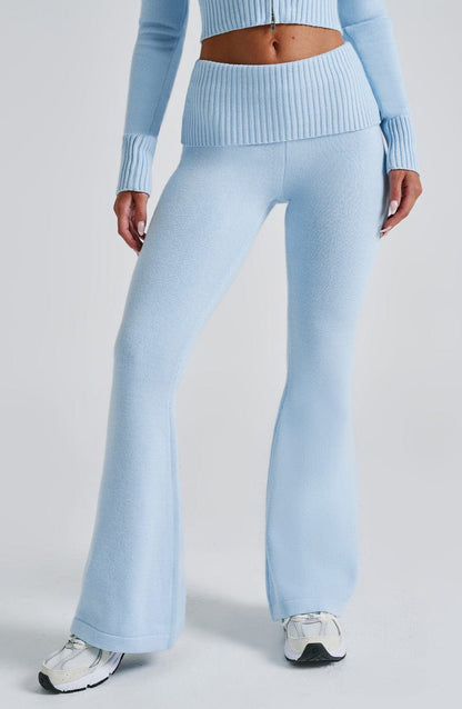 Pantaloni Portia di lana - Azzurro Baby