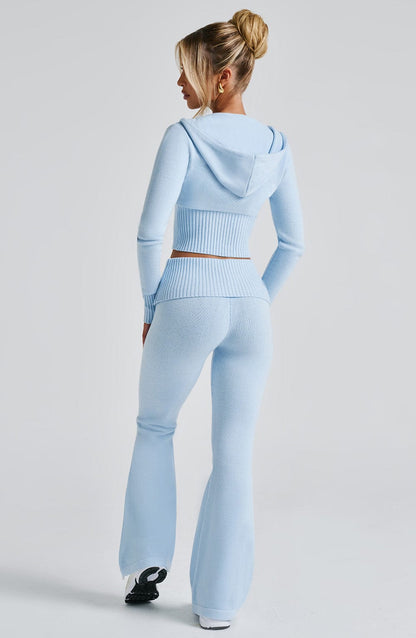 Pantaloni Portia di lana - Azzurro Baby