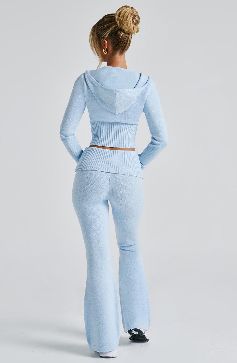 Pantaloni Portia di lana - Azzurro Baby
