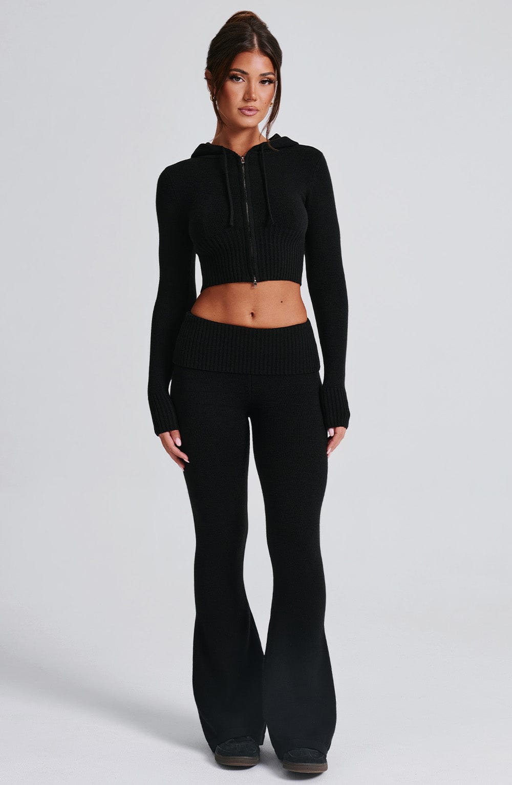 Pantaloni Portia Knit Nero